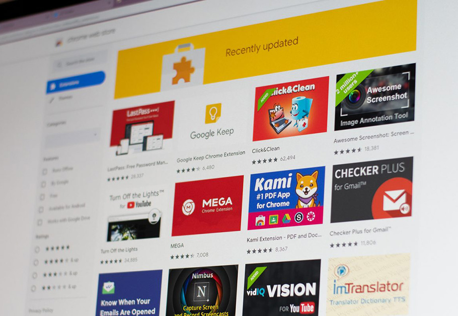extensões google chrome