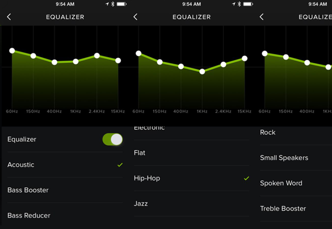 equalizador do spotify