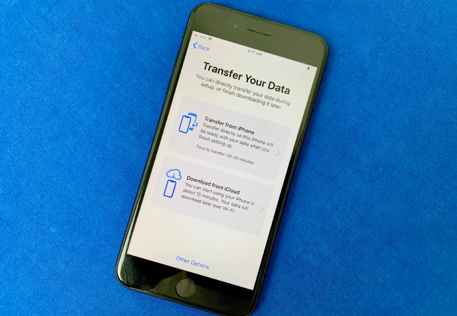 transferir dados do IPhone