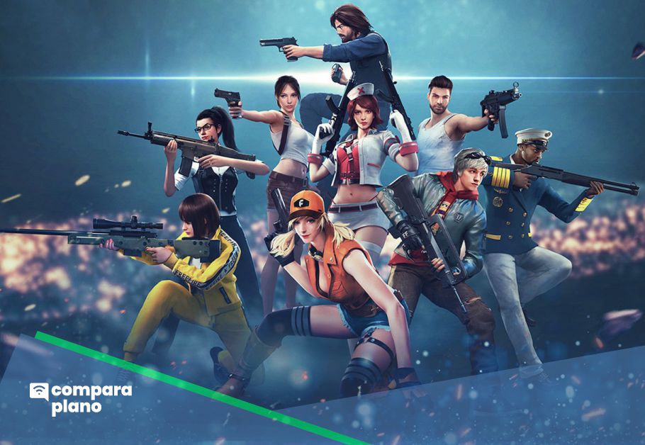 como jogar free fire na tv