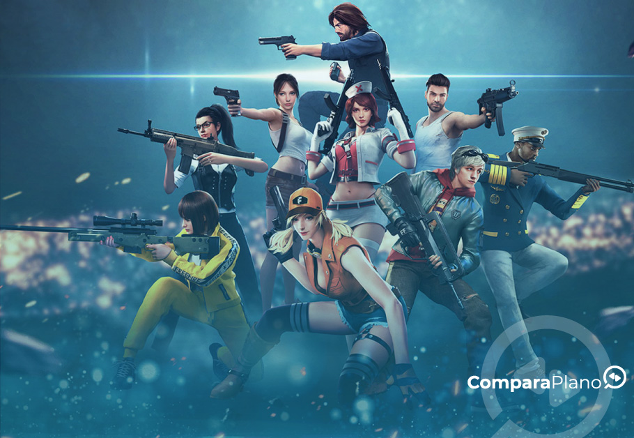 free fire gasta muita internet